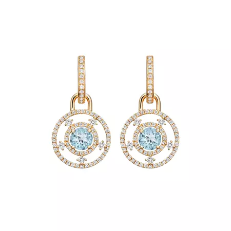 Apollo Blue Topaz and Diamond Detachable Earrings – Kiki McDonough Ltd