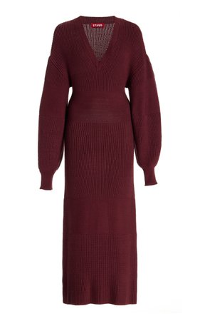 Carnation Knit Midi Dress By Staud | Moda Operandi
