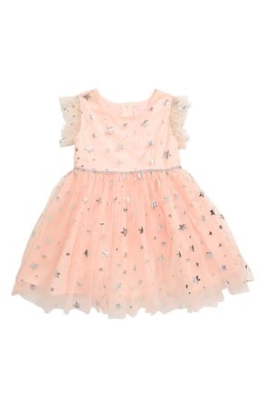 Popatu Foil Star Tulle Dress (Baby) | Nordstrom