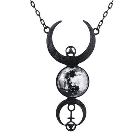 long moon necklace - Google Search