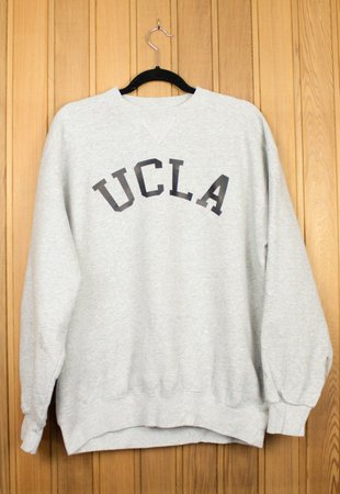 Vintage Reworked 1990s Grey UCLA Sweatshirt