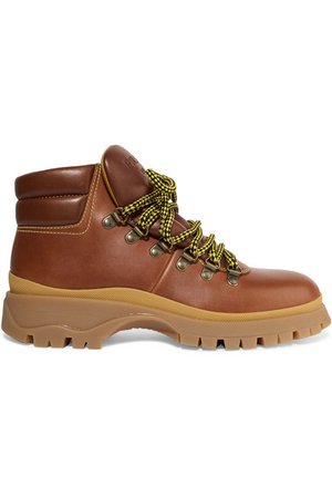 Prada | Leather boots | NET-A-PORTER.COM