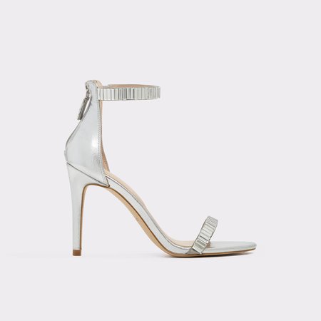 Subrylla Silver Women's Open-toe heels | Aldoshoes.com US