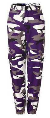 Purple Camouflage Pants