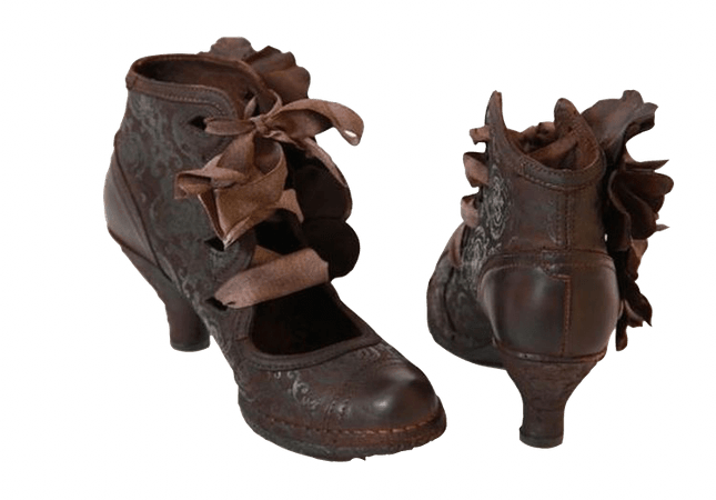 Vintage leather heels