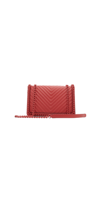 red purse (Aldo)