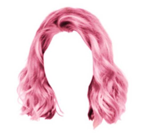 pink dyed hair