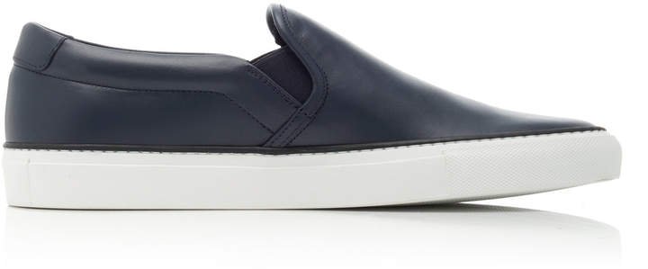 Slip-On Leather Sneakers