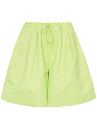 Staud Drawstring Twill Shorts | Farfetch.com
