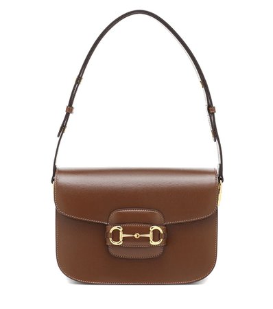 GUCCI

Gucci Brown Horsebit 1955 leather shoulder bag