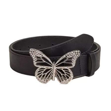 Butterfly Rhinestone Buckle Belt – Boogzel Clothing