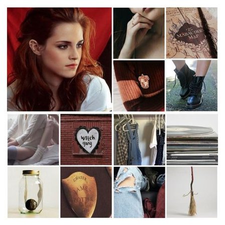 female harry potter aesthetic from my old polyvore account