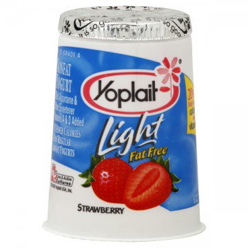 Yoplait Light Yogurt Strawberry Fat Free » Cereal & Breakfast Foods » General Grocery