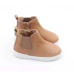 Sedona Brown Hard Soled Leather Boots | Shop Cute Winter Clothes for Baby Boys at Sugar Babies Boutique!