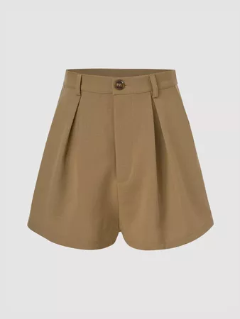 Casual Mini Shorts - Cider