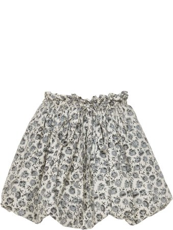 Cheyenne Floral-Print Cotton Mini Skirt