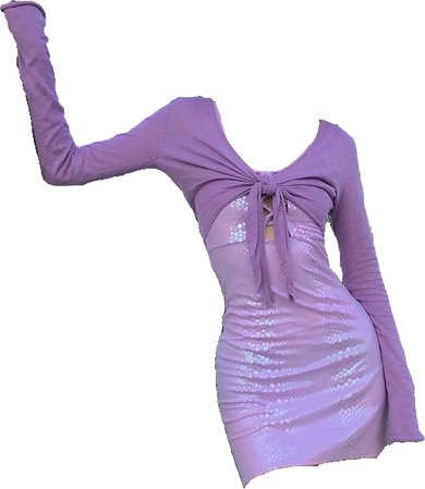 purple aesthetic dress