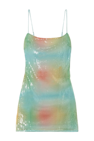 STAUD - Jenny Sequined Printed Tulle Mini Dress - Green - medium ; Öppnar en ny flik STAUD takes mood-boosting dressing to new horizons with the ombré-hued 'Jenny' mini dress. It's made from tulle – remove.bg