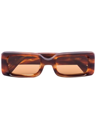 Kaleos Havana Barbarella Tortoiseshell Sunglasses - Farfetch