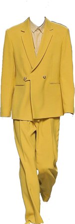 yellow suit