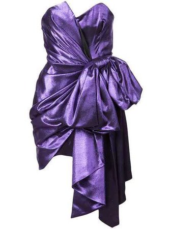 Alexandre Vauthier Dress Purple Off The Dress