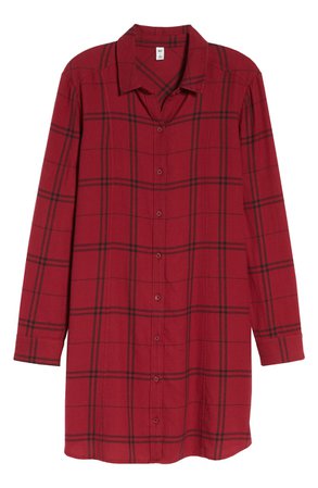 BP. Plaid Shirt Dress (Regular & Plus Size) | Nordstrom