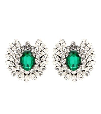 Crystal embellished earrings