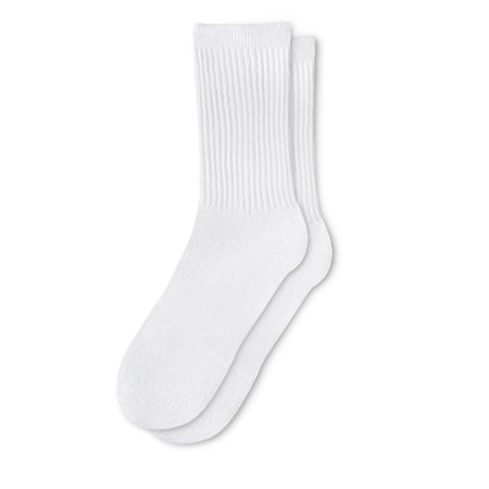 Men's White Eco-Friendly Crew Socks - Nothing New®