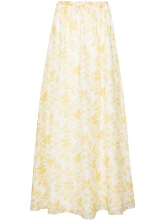 SIR. Clementine floral-print maxi skirt