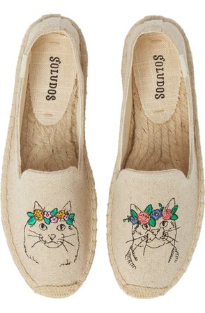 Soludos Embroidered Espadrille (Women) | Nordstrom