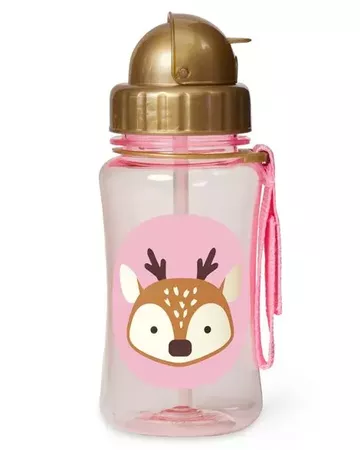 Baby Girl Winter Zoo Straw Bottle | Skiphop.com