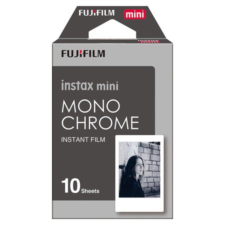Filme Instax Mini Monochrome com 10 Fotos, Fujifilm: Amazon.com.br: Eletrônicos
