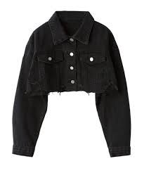 black crop Jean jacket - Google Search