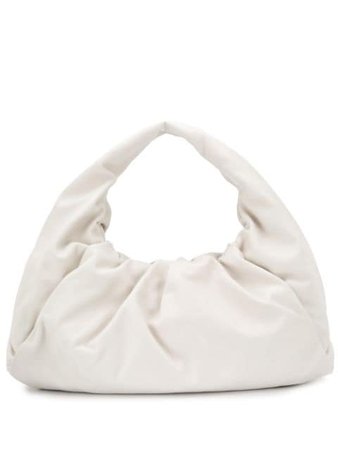 Bottega Veneta The Shoulder Pouch Bag 607984VCP40 White | Farfetch