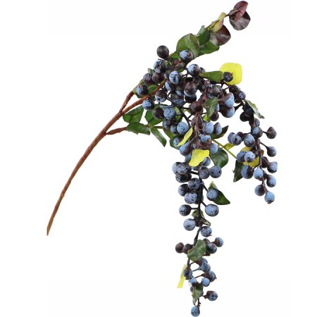 Rinlong Artificial Blueberries Fake Berries Stems Hanging Spray Frosted Blueberry Fall Floral Picks for Auntumn Fall Wreath Thanksgiving Christmas Festival Home Kitchen Party Farmhouse Decoration – Rinlong Flower