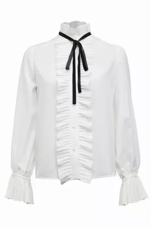 Olivia Tie Shirt (White) – Holland Cooper ®