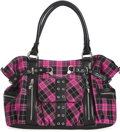 Lost Queen Rise Up Gothic Emo Alternative Style Bag (Pink): Handbags: Amazon.com