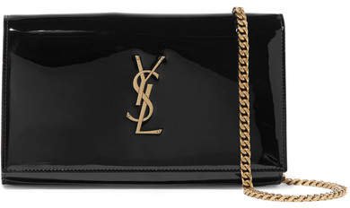 Monogramme Kate Small Patent-leather Shoulder Bag - Black