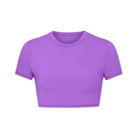Fits Everybody Super Cropped T-Shirt - Ultra Violet | SKIMS