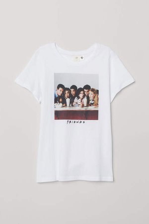Printed T-shirt - White