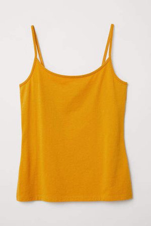 Jersey Camisole Top - Yellow
