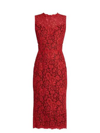 Dolce and Gabbana Red Dress