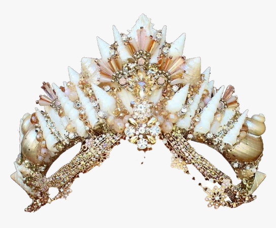 gold mermaid crown 1