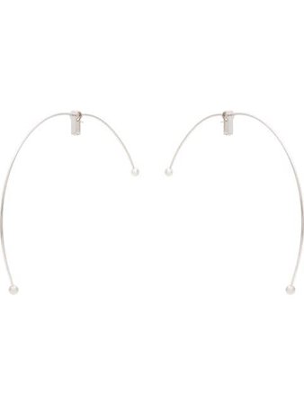 Y/Project silver large U-bar earrings $310 - Buy SS19 Online - Fast Global Delivery, Price