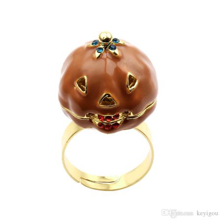 2019 New Cool Halloween Pumpkin Ring Halloween Cosplay Openable Box Rings Women Party Fashion Jewelry Finger Ring Kids Girls From Keyigou, $2.12 | DHgate.Com