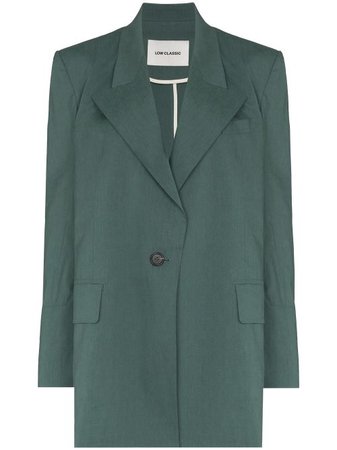 Shop Low Classic single-breasted blazer with Express Delivery - FARFETCH