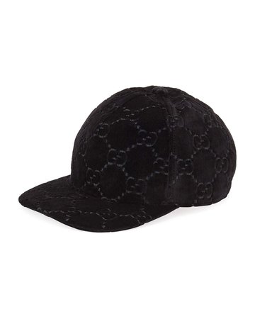 Gucci GG Supreme Velvet Baseball Hat