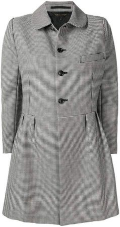Pre-Owned houndstooth check coat
