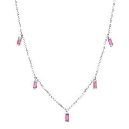 Colored Stone Baguette Necklace – Stephanie Gottlieb Fine Jewelry