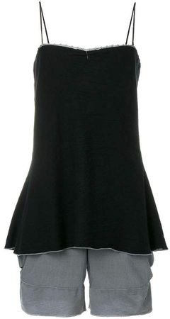Pre-Owned contrast-trim camisole top